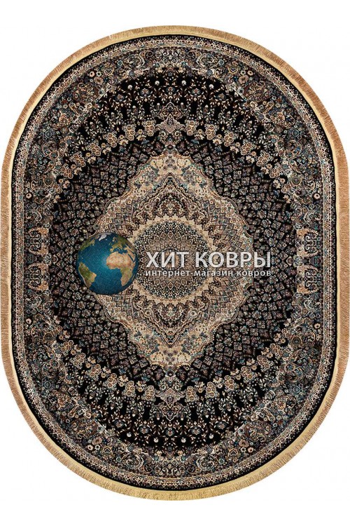 Иранский ковер Rubin 20058 Синий овал